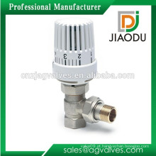JD-4512 China fabricante Válvula de radiador termostática de latão de 1/2 &quot;